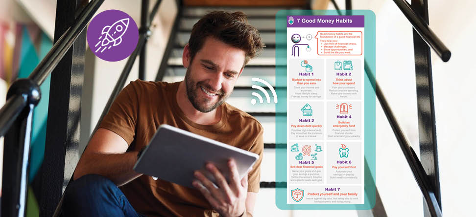 Infographic: Seven good money habits